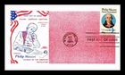 ITALIAN AMERICAN REVOLUTIONARY WAR PATRIOT PHILIP MAZZEI COLONIAL CACHET FDC UNA