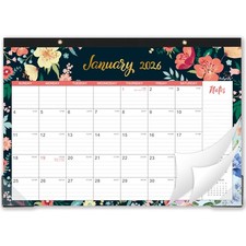 2026 Desk Calendar - 12 Monthly Desk/Wall Calendar, Jan. 2026–Dec. 2026, 17"... 