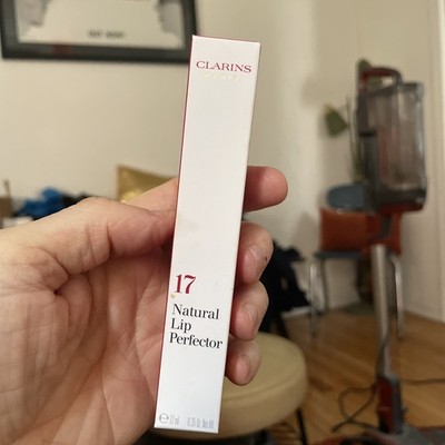 Clarins Natural Lip Perfector #17 Intense Maple New In Box