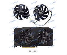 For ASUS GTX1660 1660S 1660ti RTX2060 2060S 2070 DUAL Graphics Card Fan