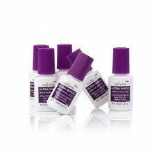 Nailene Ultra Brush On Nail Glue Pink 5g Maximum Strength Pack of 6