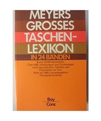 Meyers grosses Taschenlexikon in 24 Bänden, Bd. 04, BOY-CONC, Werner Digel, Ger