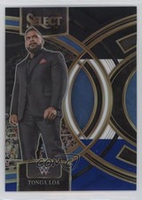 2024 Panini Select WWE Premier Level Black & Blue Prizm /399 Tonga Loa #196 0yx7