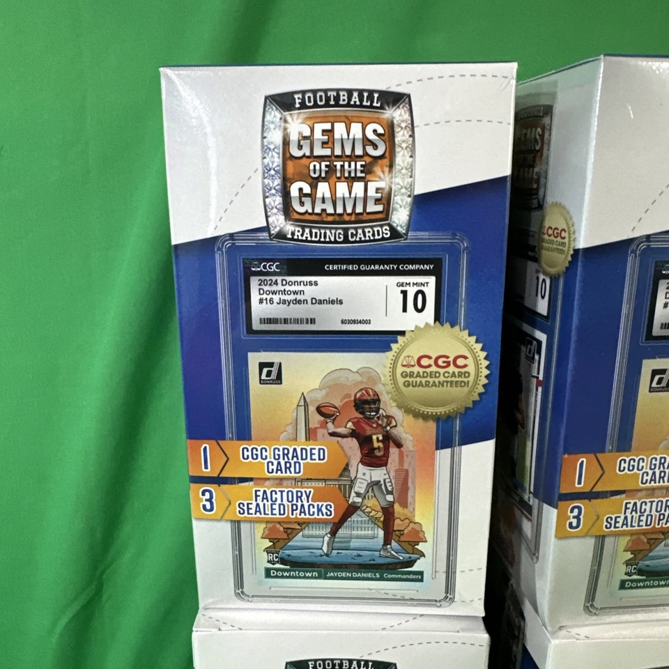 2025 Gems of the Game Football Box!! 1 CGC graded card And 3 sealed packs 🔥 - Image 2 of 4