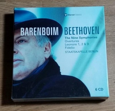 BEETHOVEN  The Nine Symphonies   BARENBOIM Warner Classics 6CD NM
