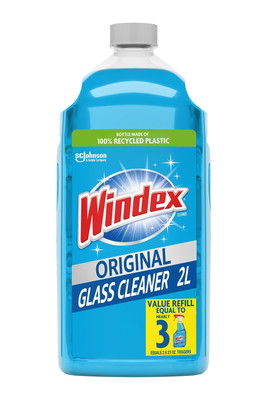 Windex Original Blue Glass Cleaner 67.6 Fl Oz Streak Free Shine 100 Recycled ...