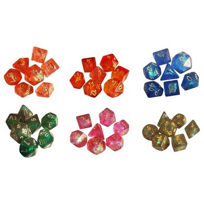 Harz DND Dice D&D Dice Set D4 D6 D8 D10 D% D12 D20 für RPG