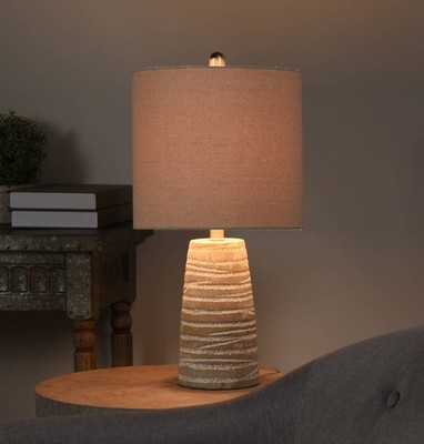 Stylecraft Aaron 24'' High Modern Gray Washed Ceramic Table Lamp