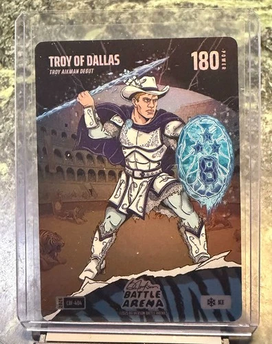 Bo Jackson Battle Arena Troy of Dallas Aikman Coliseum Battlefoil ICE SP CBF-404