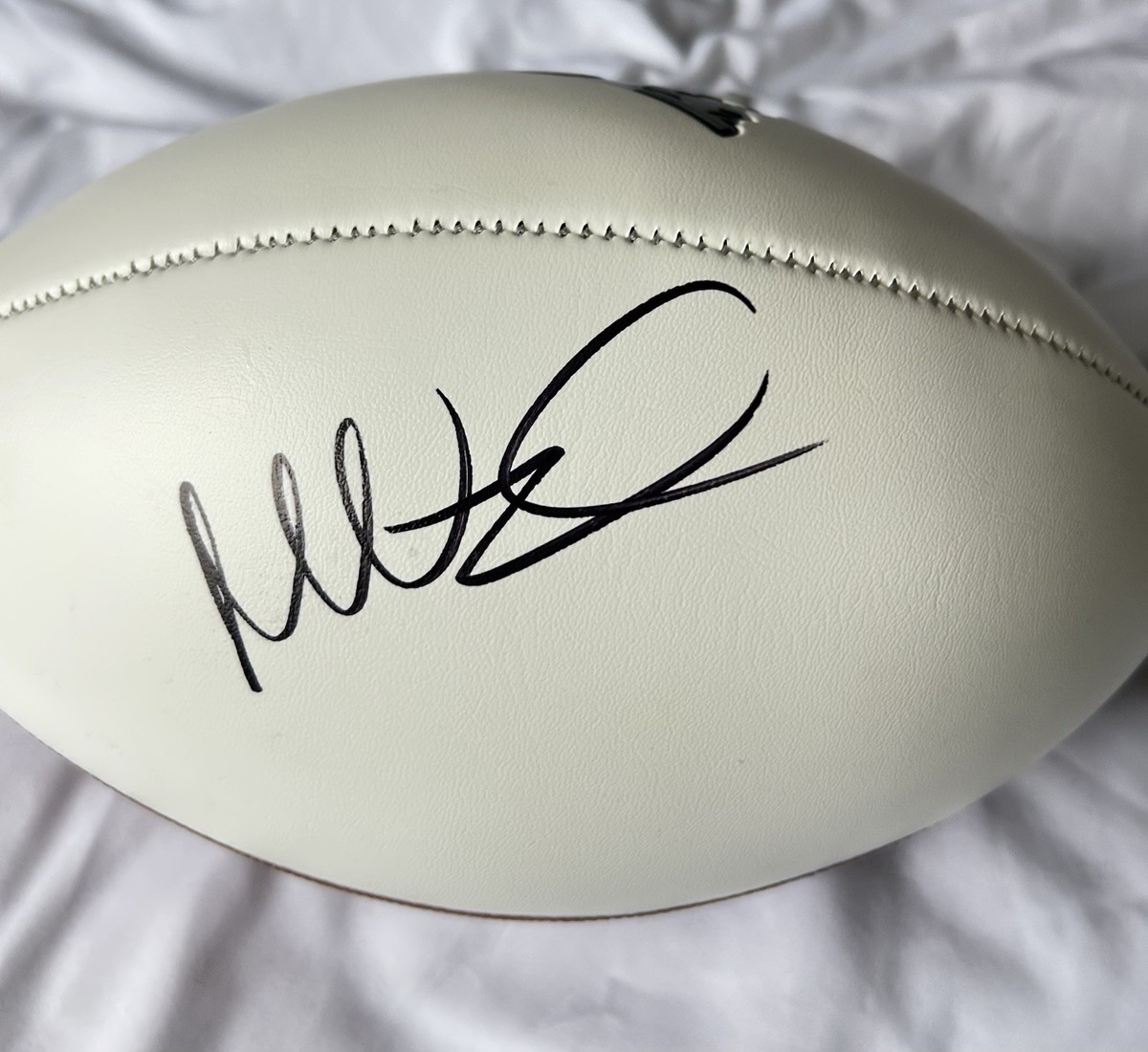 Mike Vrabel Signed New England Patriots White Panel Football