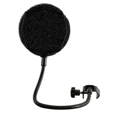 Pop Filter for Microphone - Sponge Layered Pop Wind Screen with Enhanced