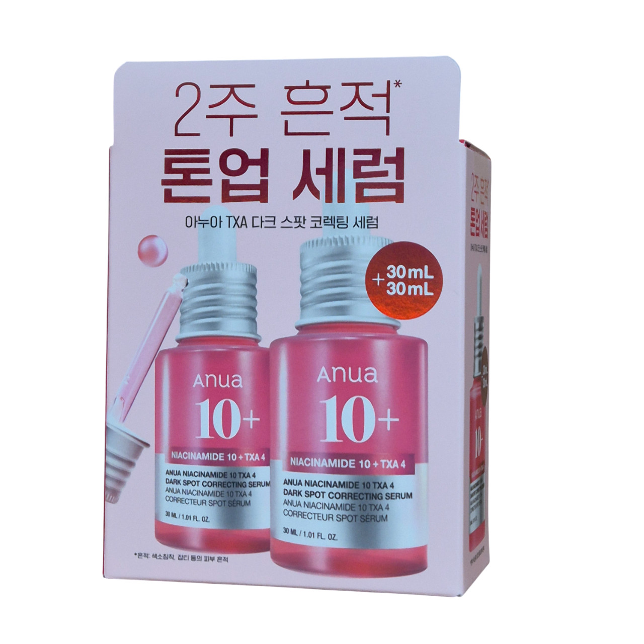 ANUA Niacinamide 10 TXA 4 Dark Spot Correcting Serum 30mL 30mL Special SET 8290₽