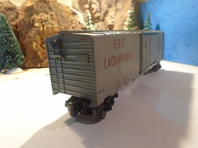 #ad MENARDS O SCALE ERIE LACKAWANNA SLIDING DOOE BOXCAR SL 90684 NEAR MINT 5 190 5 $24.99