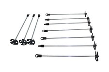 10-er Set Farbr&uuml;hrer Lackr&uuml;hrer 60 x 350 mm mit Fl&uuml;gelkorb + GRATIS R&uuml;hrer