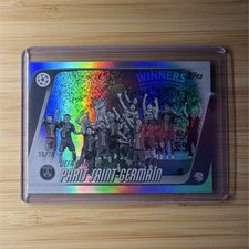 2025 Topps UEFA Club Competitions Paris Saint-Germain Winners Serial /75 #166