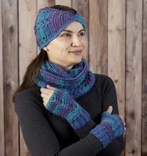 Willow Yarns™ Winter Wisteria Set Crochet Kit