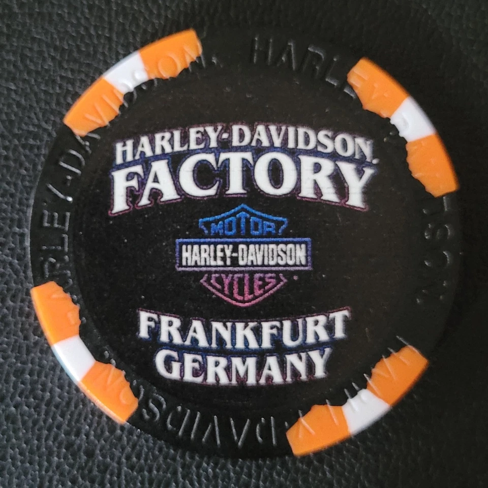 1 Orig. Harley-Davidson Pokerchip "Harley-Factory, Frankfurt, Germany" - Bild 2 von 2