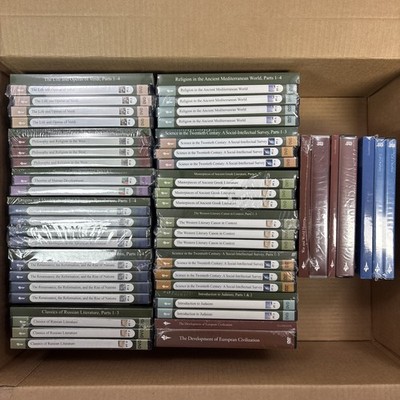 The Great Courses 16 Set DVD & Guidebook Bundle Lot - New - Read Description