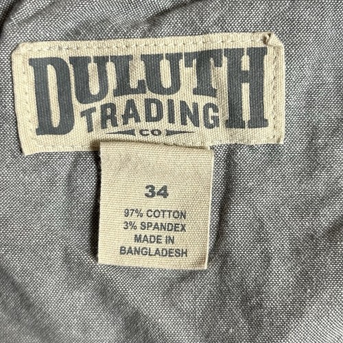 Duluth Flex Ballsaal Khakis Shorts Herren 34 lockere Passform flache Front Eingrifftaschen - Bild 4 von 10