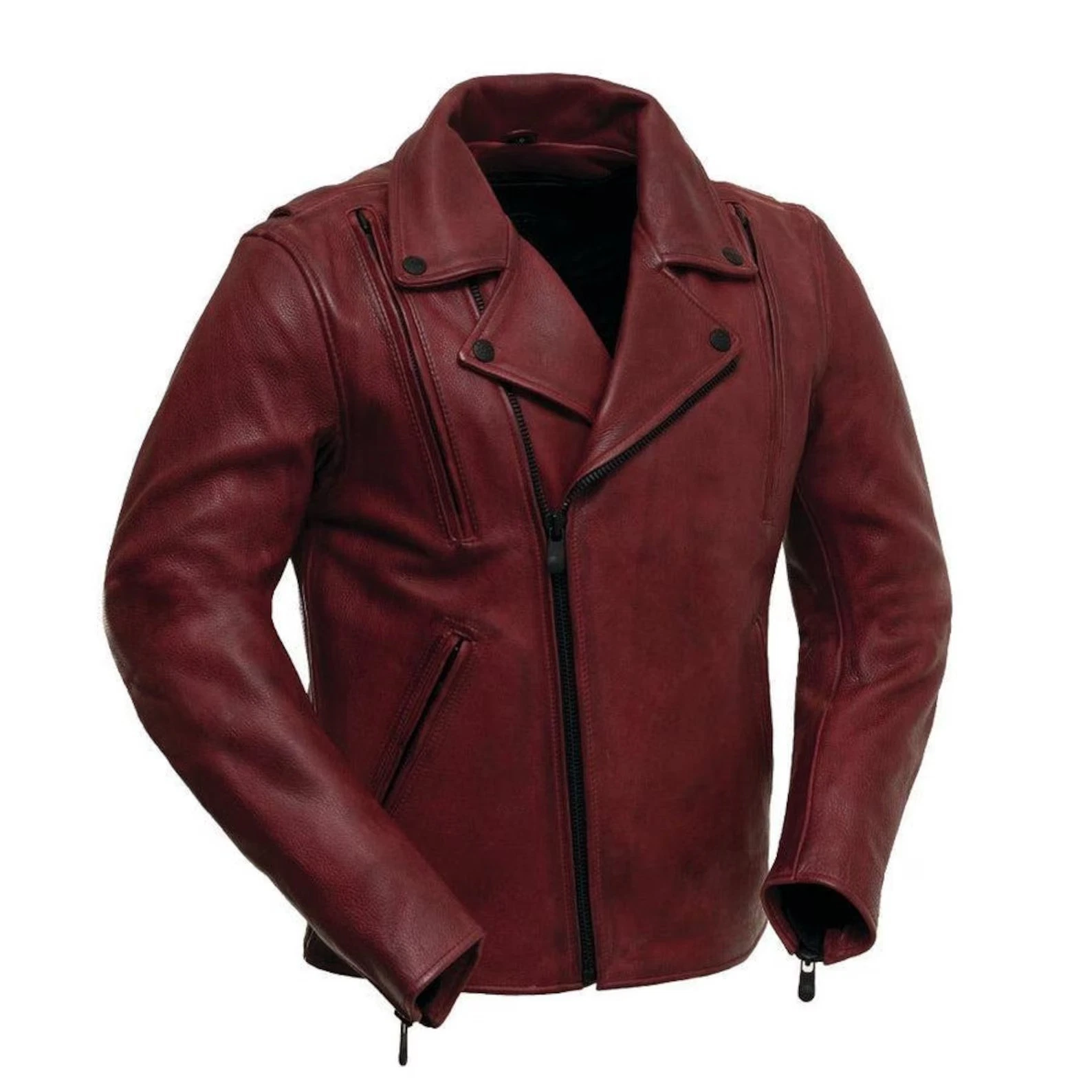 Night Rider Style – Men’s Leather Biker Jacket | Winter Ready