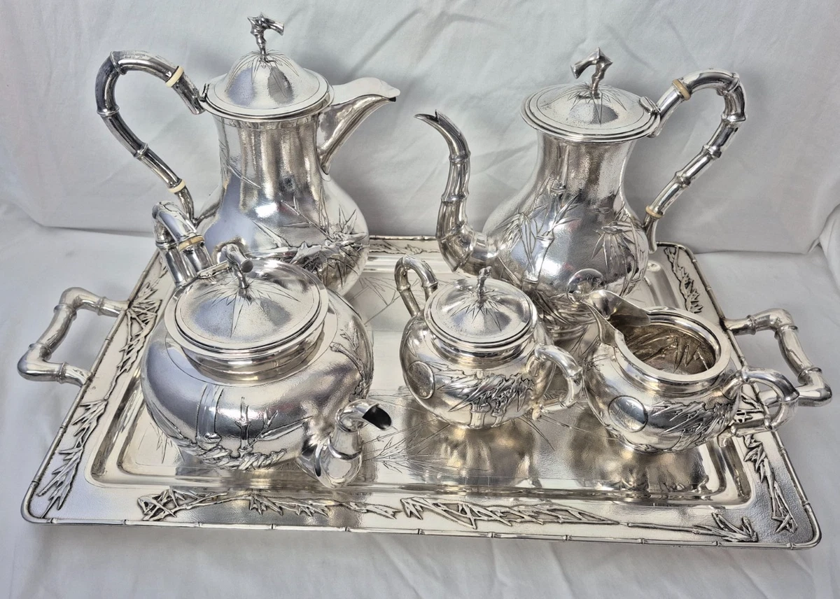 Tea/Coffee Set Antique Asian Silver for sale | eBay