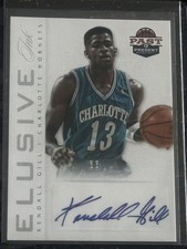 🔥2013 KENDALL GILL PANINI PAST AND PRESENT SP ELUSIVE INK AUTO #35 HORNETS🔥