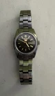 Vintage Seiko 5 4206-0332 Automatic Day/Date Ladies Wrist Watch Black Dial Worki