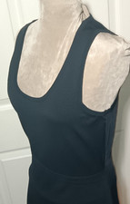 W118 By Walter Baker Little Black Dress Sleeveless Stretch Scoop Knee Woman's M