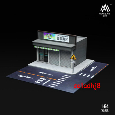 Time Micro 1:64 MoreArt Led light Diorama Street Shop
