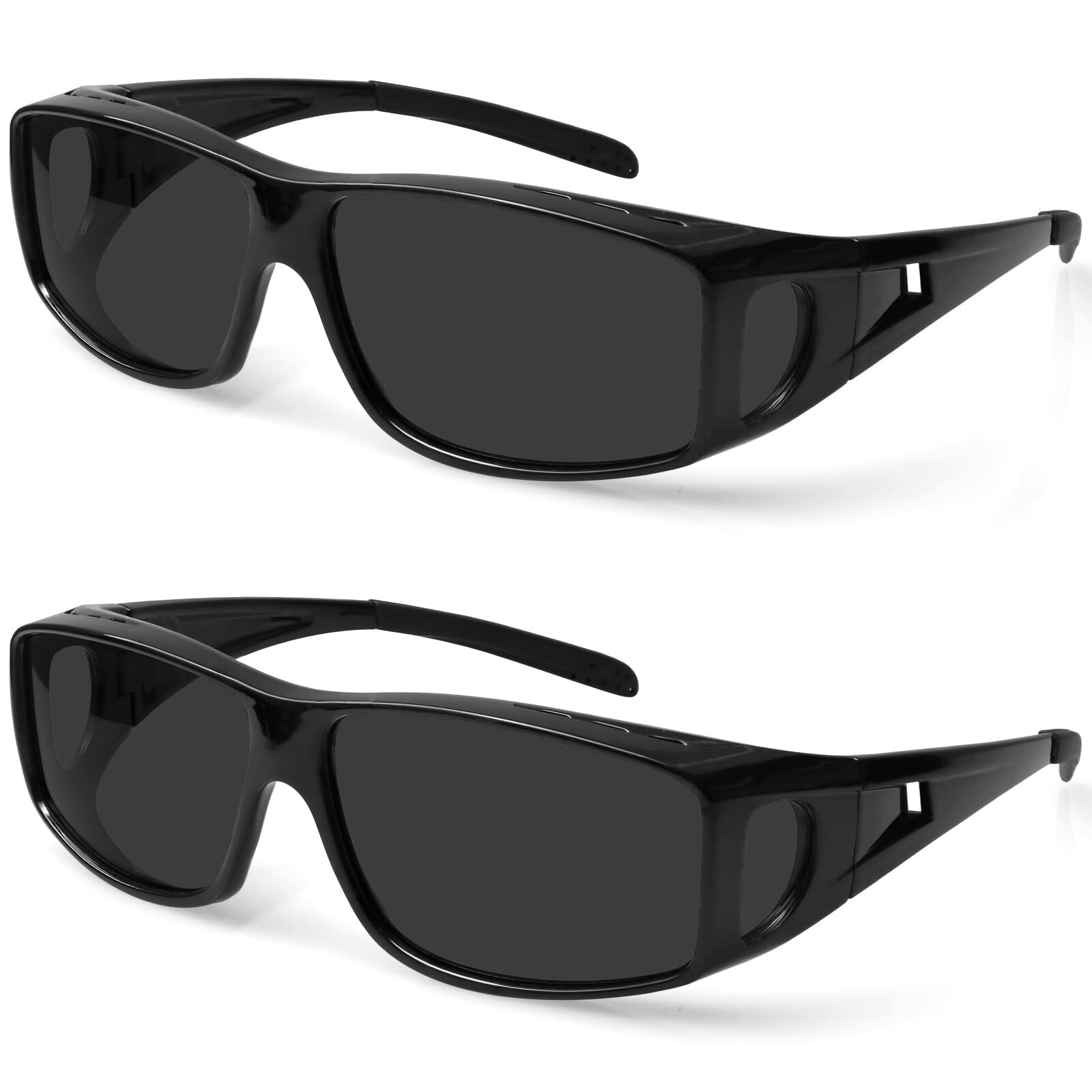 Fit Over Wrap Sunglasses Polarized Lens Wear Over Eyeglasses 100% UV Protection