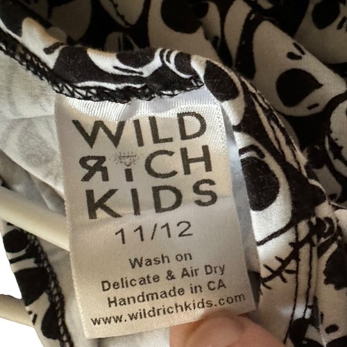 Abito a tubino Wild Rich bambino WRK giovanile taglia 11/12 stampa Jack Skellington - Foto 9 di 9