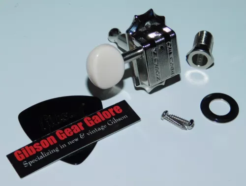 Gibson Les Paul Tuner Kluson Deluxe White Peg Guitar Parts Tuning Machine SG A