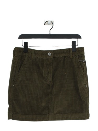 Next Women's Mini Skirt UK 12 Green 100% Cotton Short Mini