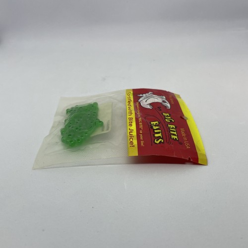 Big Bite Baits Green 2” Ballzy Soft Bait Panfish & Trout Soft Plastic Bait - Picture 4 of 6