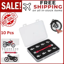 Dirt Bike Spoke Wrench 10Pc Motorcycle Spoke Wrench Set Spoke Torque Wrench 