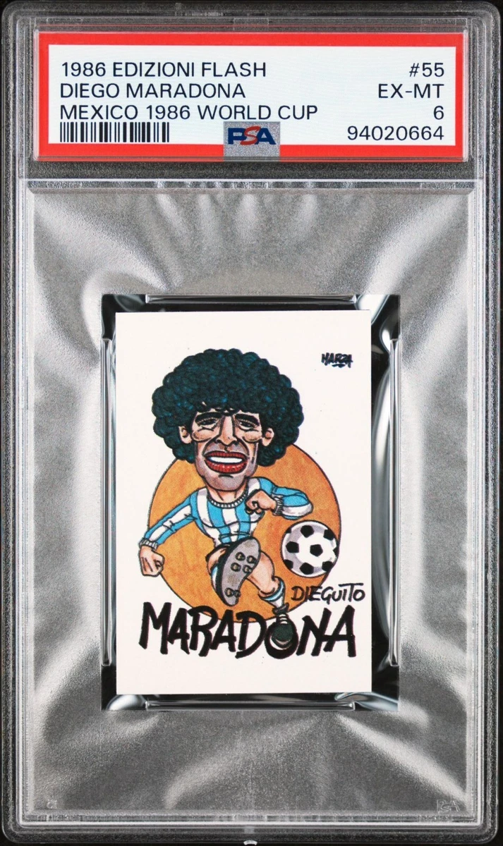 DIEGO ARMANDO MARADONA Rookie Danone 1982 Argentina Rare Card #94 World