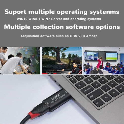 Audio Video Capture Card with USB Extension Cable/Input 4K/Output 1080P HDMI-USB - Picture 4 of 7