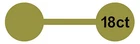 Gold Jewellery Price Stickers Tags Labels Dumbells - 9ct / 14ct / 18ct
