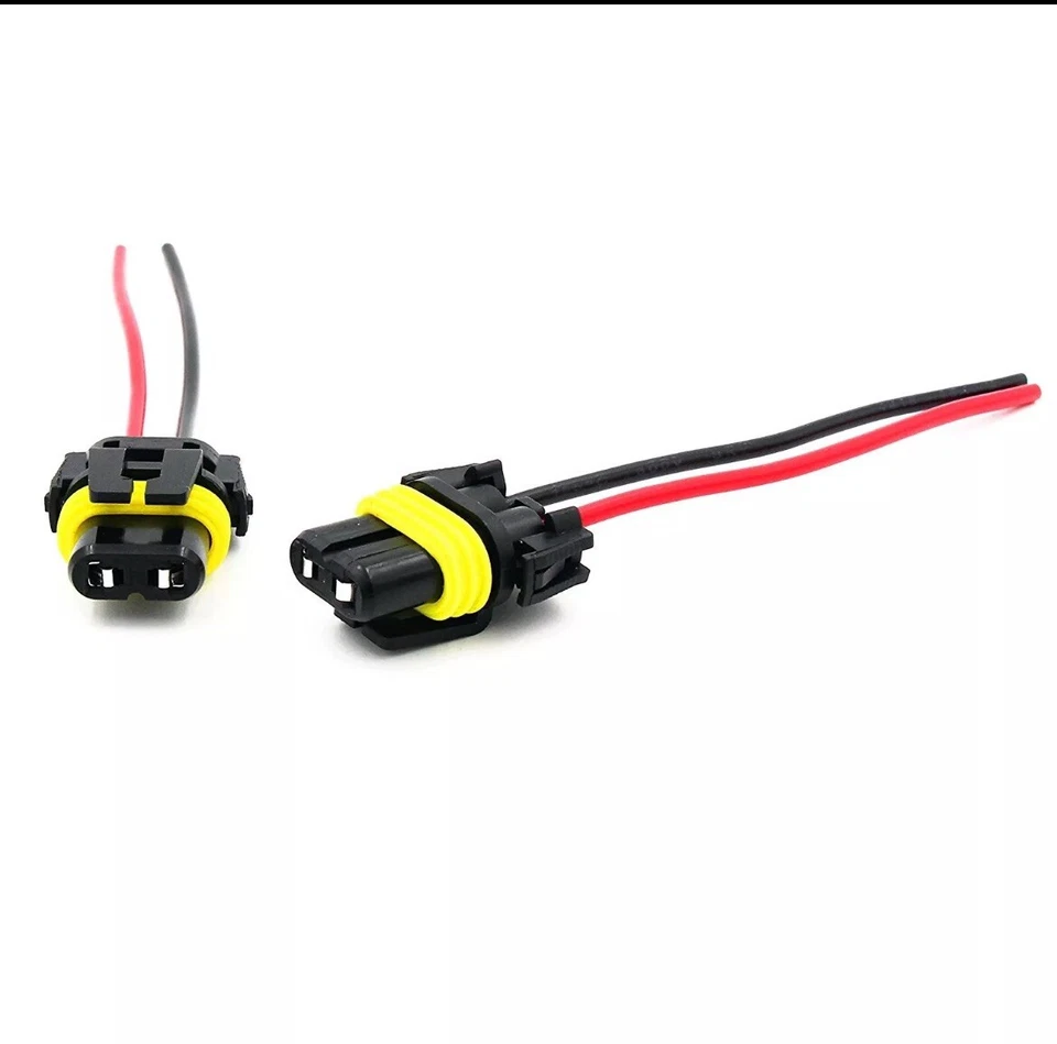 9006 Socket Female Adapter Wiring Harness Pigtail Plug Connector New Fast Shippi - Image 2 of 3