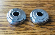 1940s 1950s HANDLE ESCUTCHEONS vtg interior trim