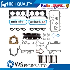 For Jeep Wrangler 3.8L V6 OHV 12v VIN 1 07-11 Full Cylinder Head Gasket Set Bolt