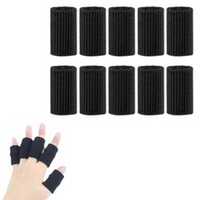 20pcs/set Basketball Riding Finger Sleeves Finger Joint Stretch Knit Sports Prot