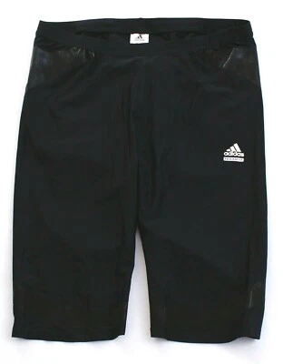 Adidas ClimaLite Powerweb TechFit Black Compression Shorts Men's NWT - Image 1 of 2