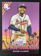 2024 Topps Big League Ozzie Albies Good Vibrations Braves 🔥50% Store Sale 🔥
