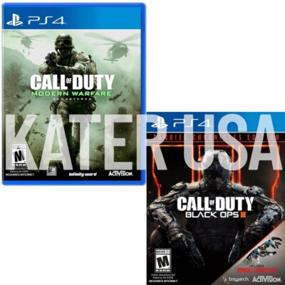 Call of Duty: Modern Warfare Remastered + Black Ops III PS4 New Game Bundle