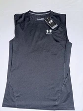 Under Armour Men's UA HeatGear Compression Shirt, Sleeveless, Tank Top NWT!