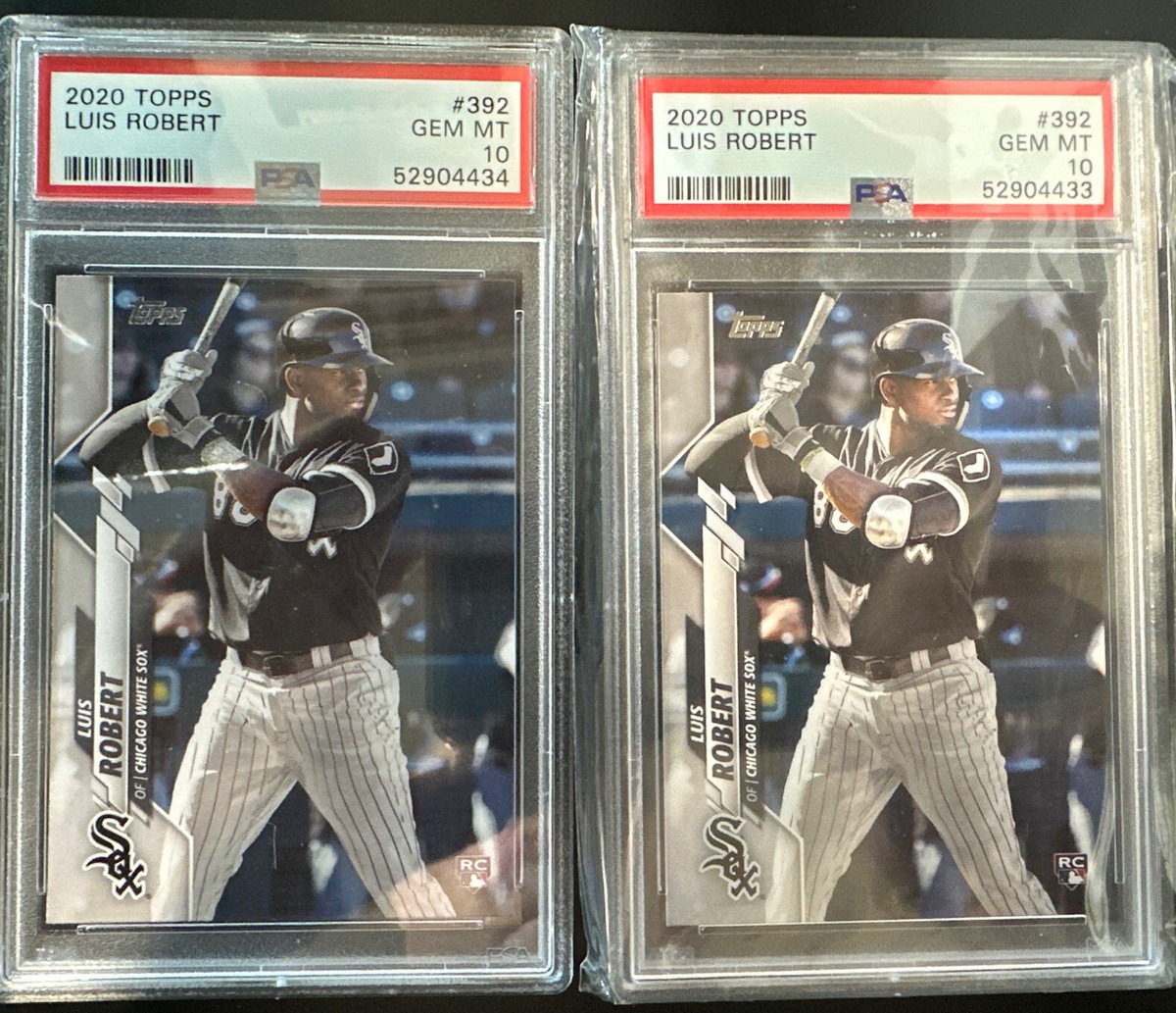 2020 topps montgomery luis robert psa10