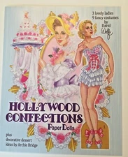 HOLLYWOOD CONFECTIONS Paper Dolls w/ Extravagant Movie Costumes--SPECIAL PRICE!