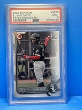 Elijah Tatis 2022 Bowman Paper Prospects #BP23 PSA 9 Bowman 1st