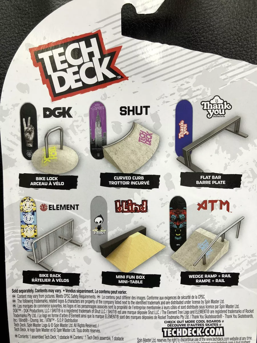 Tech Deck World Edition Limited Series Blind Skateboard street Hits 1pk